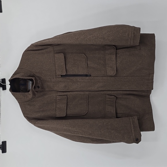 Michael Kors Other - Michael Kors Men's Mayfield Field Brown Wool Blend Coat Size 3XB